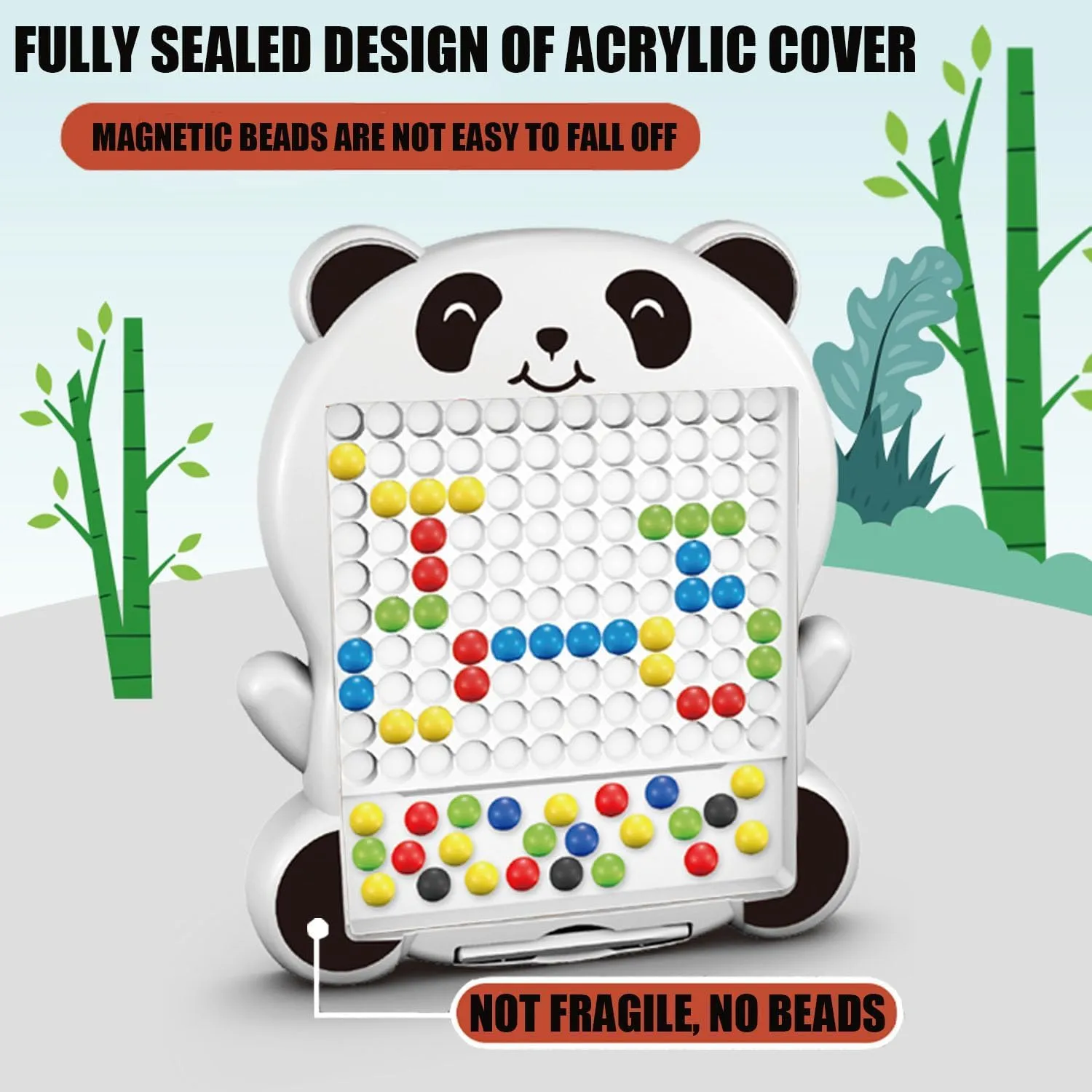 Magnetic Dot Board: Portable Animal Shapes for Creative.