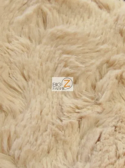 Mocha Rabbit Snuggle Minky Fabric / Sold By The Yard