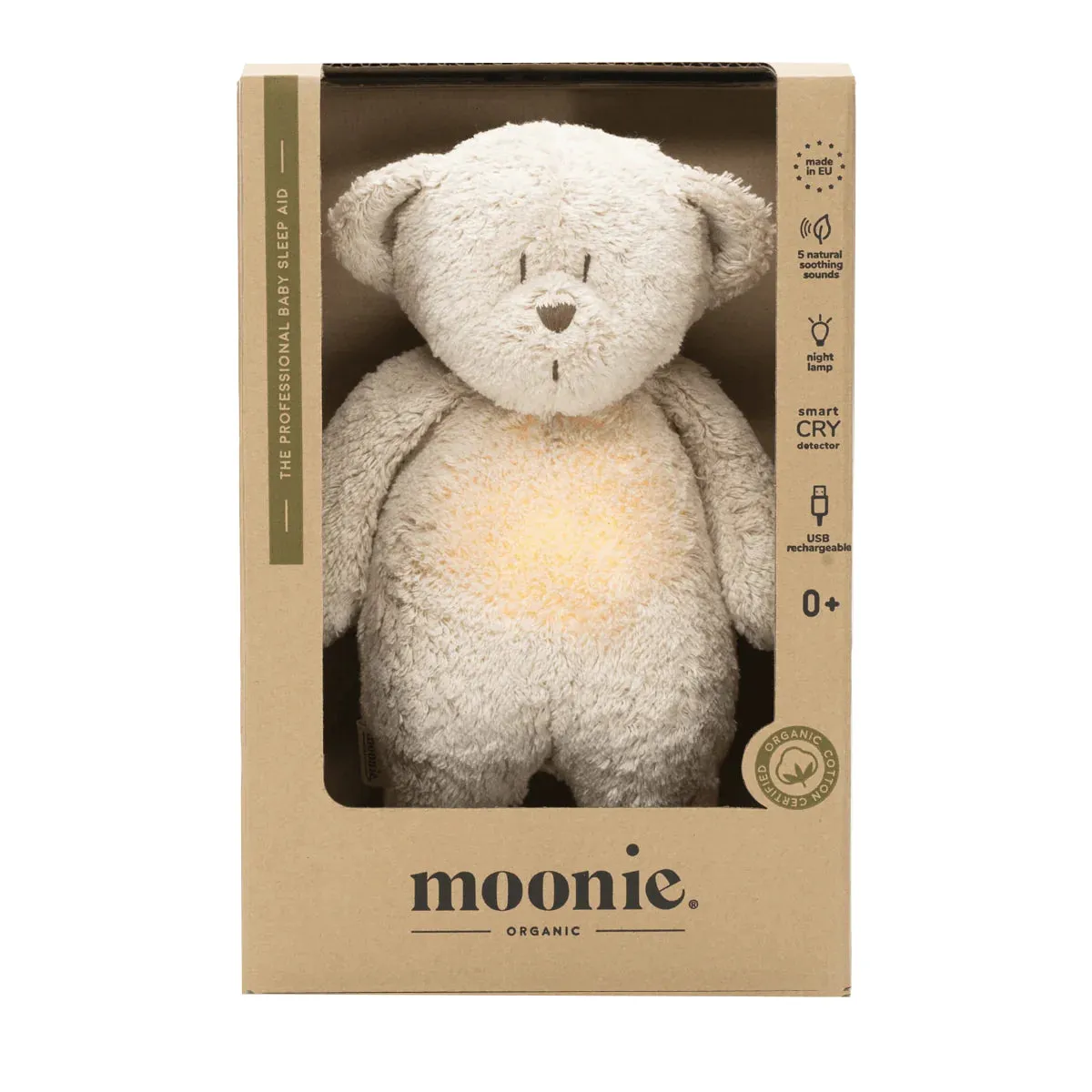 Moonie Humming Bear Light and Sleep Aid - Sand