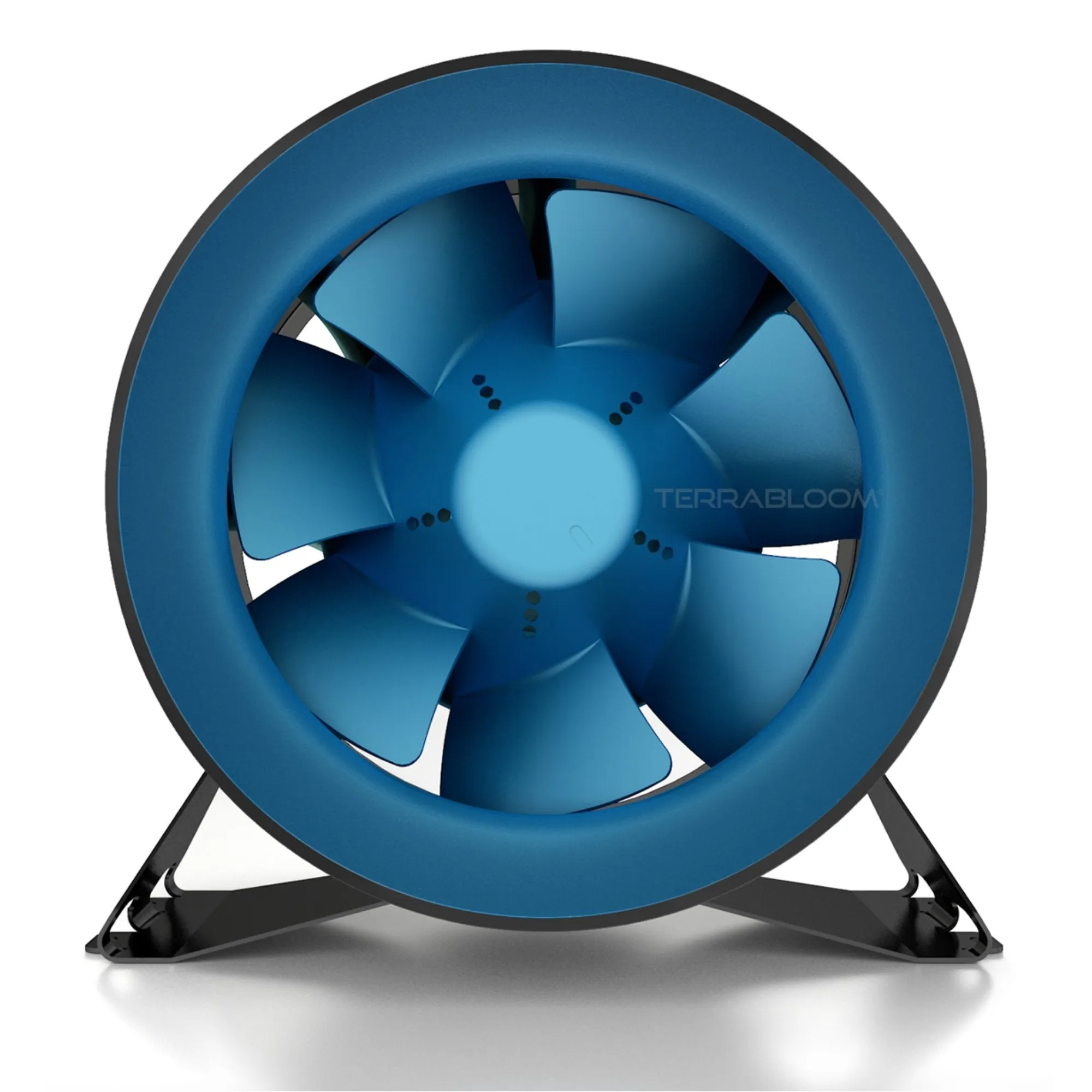 [OLDER model] TerraBloom 10" Inline Duct Fan with 6-Speed Wireless Remote Speed Controller, ECMF-250-R, 946 CFM, 126W