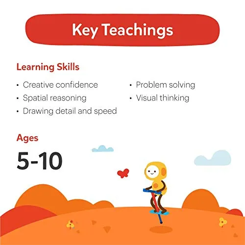 Osmo Creative Starter Kit (New Version) for iPad-Ages 5-10-Creative Drawing & Problem Solving/Early Physics-STEM Base Included
