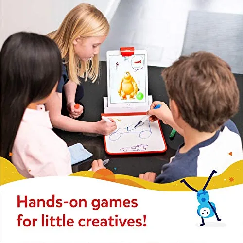 Osmo Creative Starter Kit (New Version) for iPad-Ages 5-10-Creative Drawing & Problem Solving/Early Physics-STEM Base Included