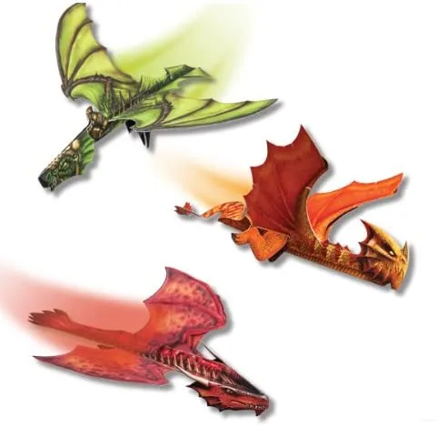 Paper Flying Dragons