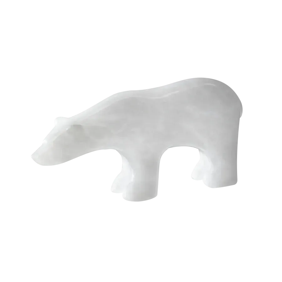 Polar Bear Alabaster Carving Kit