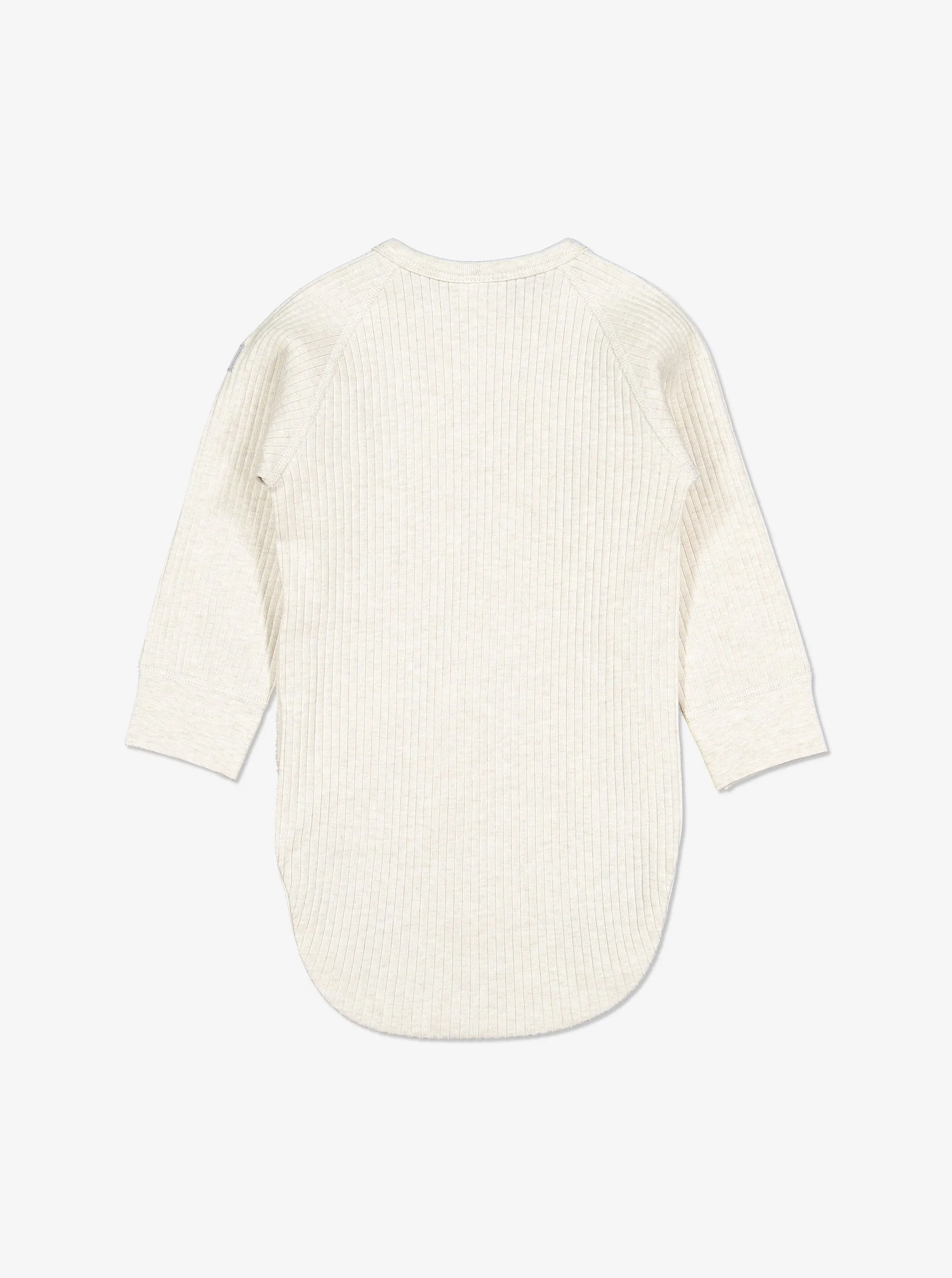 Ribbed Wraparound Babygrow