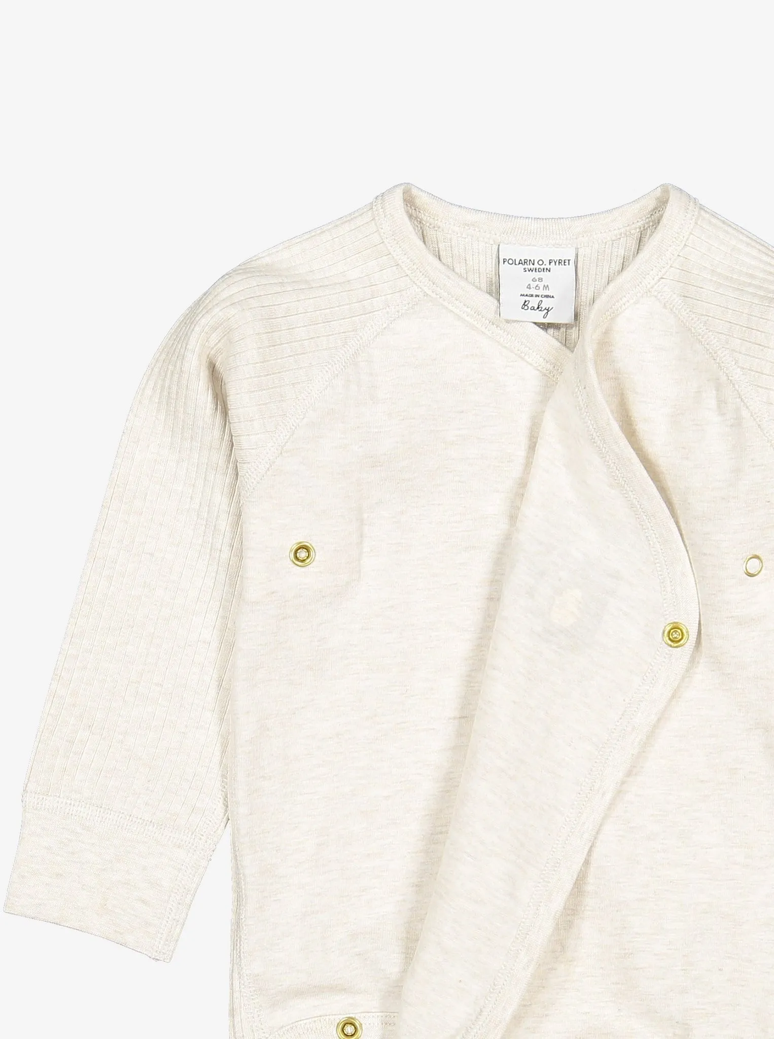 Ribbed Wraparound Babygrow