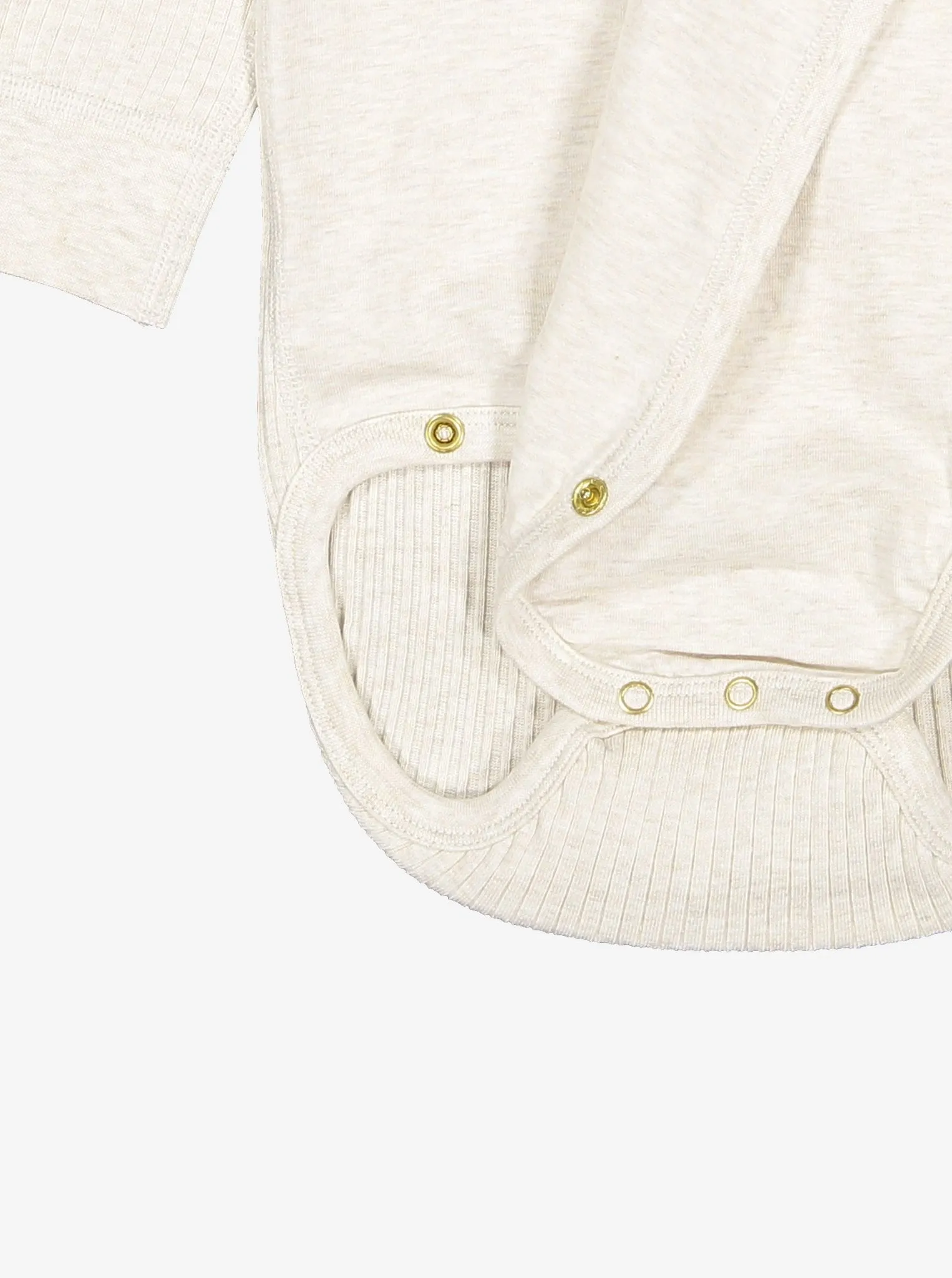 Ribbed Wraparound Babygrow