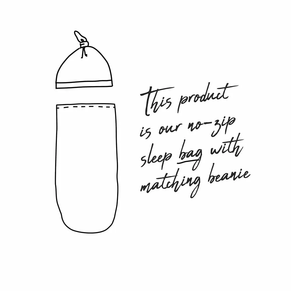 Safari Organic Snuggle Swaddle & Beanie Set