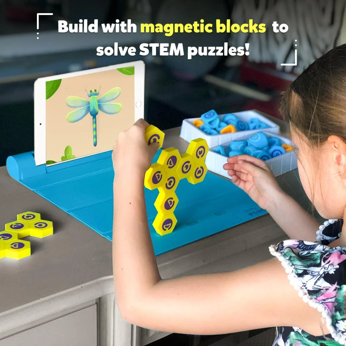 Shifu Plugo STEM Wiz Pack - Count, Letters & Link Kits for Kids Ages 4-10 Years (App Based, Device Not Included)