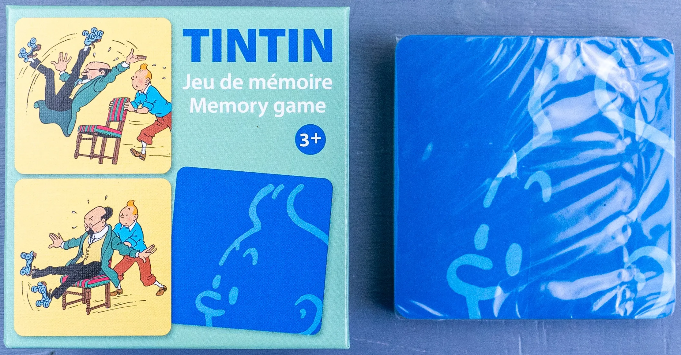 Tintin Moulinsart Memory Game Playing Cards: Actions Cards