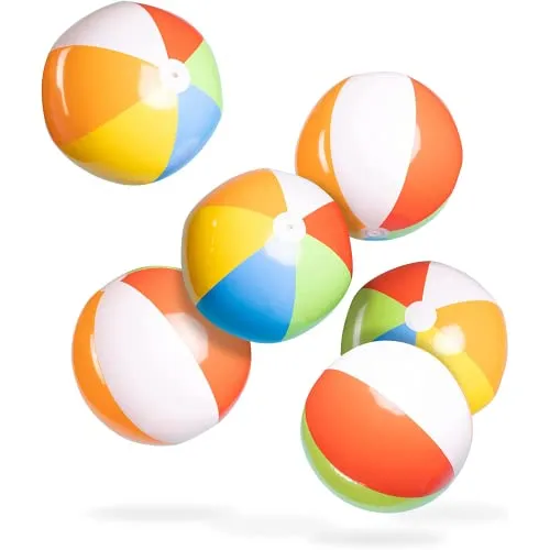 Top Race Beach Balls 12 inches Pack of 12
