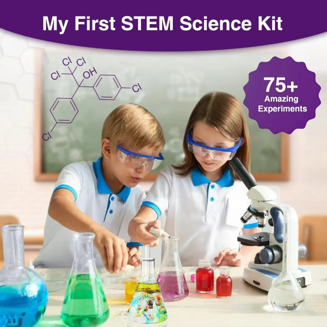(Toys) IGRL STEM Science Kits for Kids Age 8-12/Mini Science Lab with 75  Easy Science Experiments/Featuring Chemistry Set/Science Magic/Earth Science/Educational Toys for Boys and Girls