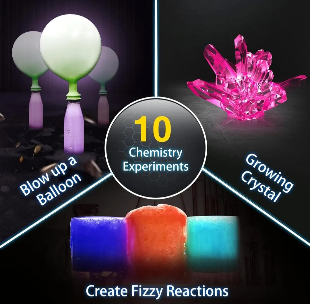 (Toys) IGRL STEM Science Kits for Kids Age 8-12/Mini Science Lab with 75  Easy Science Experiments/Featuring Chemistry Set/Science Magic/Earth Science/Educational Toys for Boys and Girls
