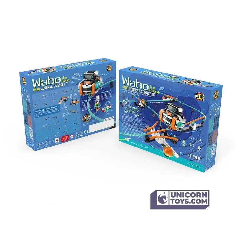 Wabo The Robot Monorail Race Track Science Kit Age 10 