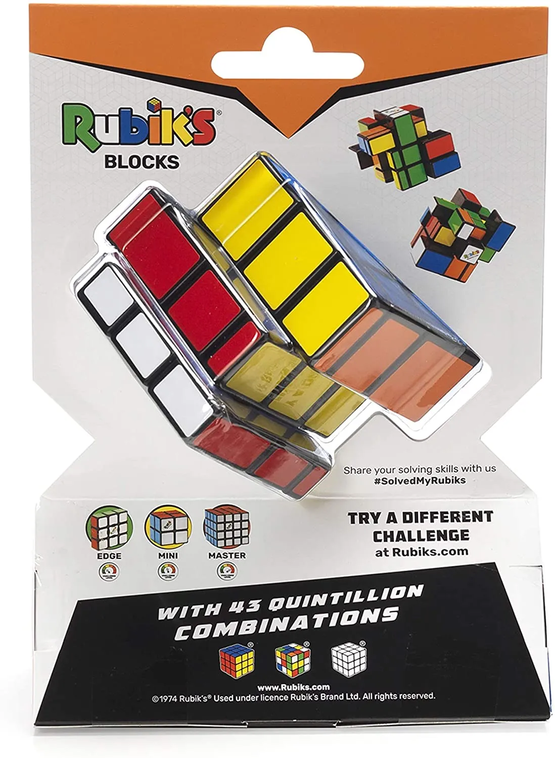 Winning Moves Rubik's Color Blocks - Great Holiday Brain Game Gift